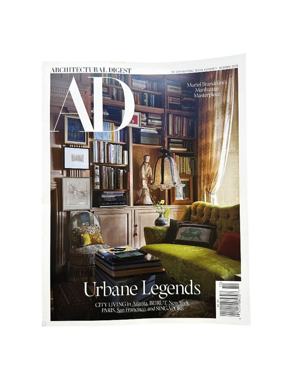 Architectural Digest Magazine October 2026 Urbane Legends City Living Atlanta